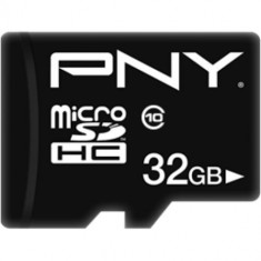 Card de Memorie PNY Performance Plus, MicroSDHC, 32GB, Clasa 10, UHS-I + Adaptor SD