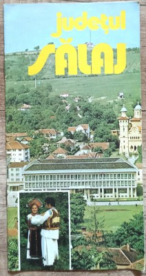 Pliant pentru promovarea judetului Salaj in perioada comunista foto