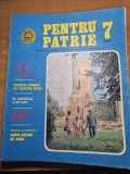 revista pentru patrie iulie 1977 - dinamo bucuresti campioana la fotbal