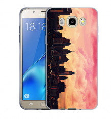 Husa Samsung Galaxy J5 2016 J510 Silicon Gel Tpu Model Vertical City foto