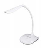 Cumpara ieftin Lampa LED, Esperanza Acrux ELD103W, brat flexibil 21 cm, alimentare duala, cablu 110 cm, 4 x AAA, alba