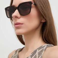 Carolina Herrera ochelari de soare femei, culoarea maro