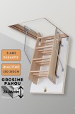 Scara pod/mansarda pliabil din lemn 120x70x280