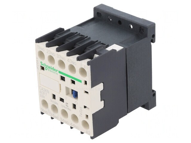 Contactor 4P NO 230VAC 10A DIN Rail