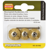 Cumpara ieftin Set perii din bronz, slefuire metal Proxxon 28962, O22 mm, 6 piese