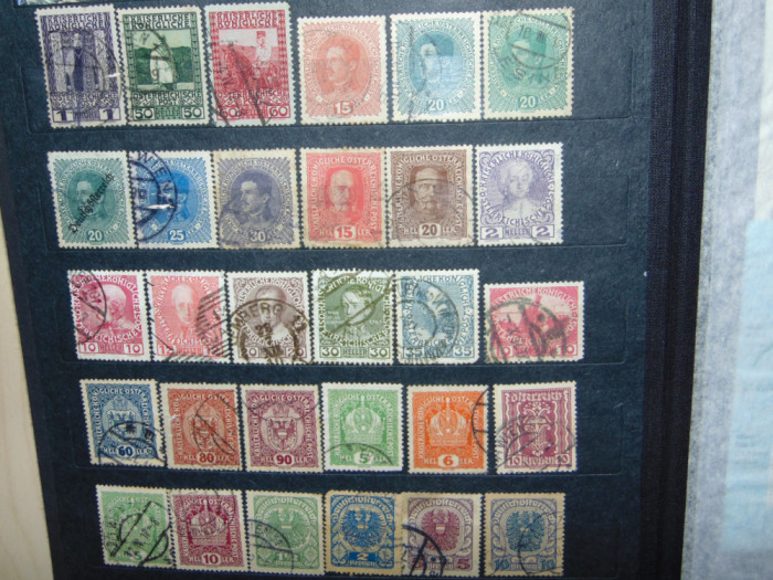 Lot timbre vechi Austria 1