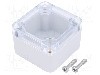 Carcasa policarbonat, 50mmx52mmx35mm, IP65, GAINTA - G250C