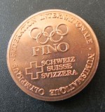 Jeton aniversar , 100 ani jocuri olimpice 1896-1996 - Elvetia, 25 mm