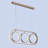 Cumpara ieftin Pendul LED Erste Cocktail 750mm Auriu 52W 2940lm CCT 2700K-5400K Lustra Moderna Design Elegant pentru Living Dining Iluminat Interior Premium