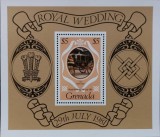 BC774, Grenada 1981, colita nunta regala Lady Diana si printul Charles