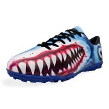 Ghete de fotbal MBrands 7.1 Shark pentru teren sintetic , albastru 38