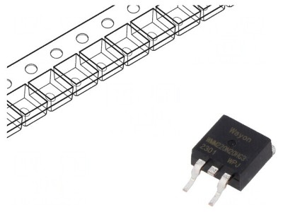 Tranzistor N-MOSFET unipolar TO263 foto
