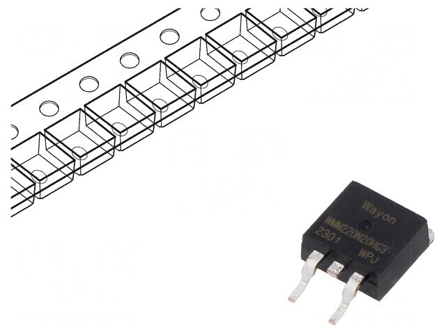 Tranzistor N-MOSFET unipolar TO263