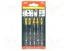 Panza de fierastrau - set, pentru ferastrau electric, lemn, plastic, material otel de scule, METABO - 623632000
