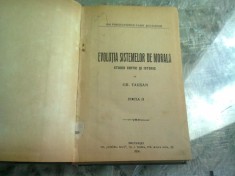 EVOLUTIA SISTEMELOR DE MORALA - GR. TAUSAN foto