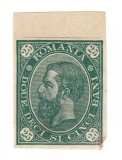 Cumpara ieftin ROMANIA 1890 CAROL I CIFRA IN 4 COLTURI ESEU PROBA DE CULOARE 25 BANI MNH, Nestampilat