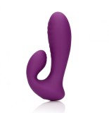 Vibrator Punctul G Ultra Soft Loveline, 10 Moduri Vibratii, Silicon, USB, Violet, 13.3 cm