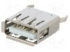 Conector USB A, pentru PCB, KEYSTONE - 923