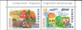 ROMANIA 2006 EUROPA CEPT-Integrarea emigrantilor Serie 2 val LP.1718 MNH**