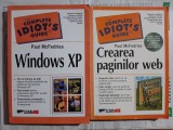 2 vol. Complete Idiot's Guide (PAul McFedries - Windows XP + Crearea paginilor web) - editura All, 2003 - calculatoare IT programare sisteme operare