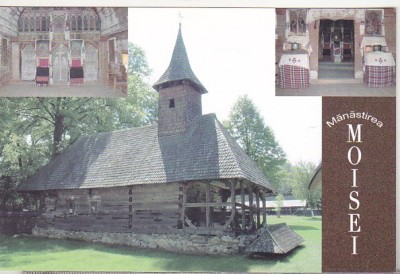 bnk cp Manastirea Moisei - Vedere - necirculata foto