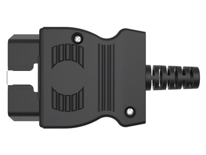 Conector OBD II de diagnosticare negru