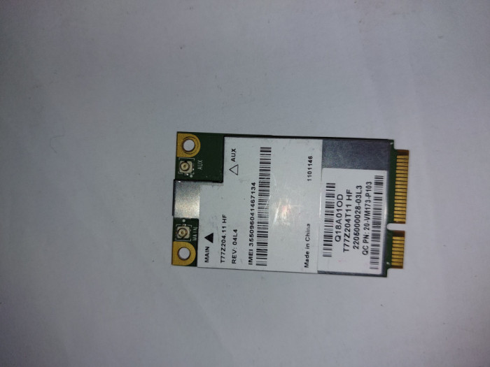 Modul 3G Fujitsu E751 S781 placa WWAN Sierra MC8305