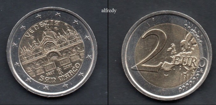 ITALIA 2 euro 2017, Venetia, San Marco