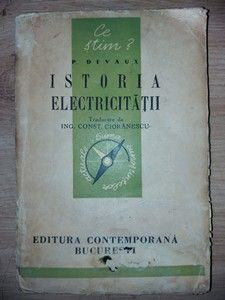 Istoria electricitatii- P. Devaux foto