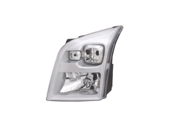 Far FORD TRANSIT/TOURNEO (V347/8), 05.2006-04.2013, partea stanga, AYFAR, H4+W5W; electrical; cu capac; cu motor; halogen,