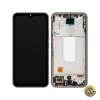 Display cu Touchscreen MP compatibil cu Samsung Galaxy A34 A346 cu Rama Versiune OLED Negru