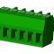 Conector regletă de conexiuni deconectabilă mufă mamă 10A AMPHENOL ANYTEK verde