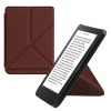 Husa Kwmobile Kobo Clara 2E, Piele Ecologica, Visiniu, Flip Cover, Rezistenta la Socuri