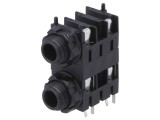 Soclu Jack 6.3mm Mono Mamă cu Piuliță