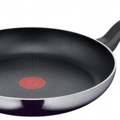 Tigaie Tefal D52606 Resist 28 cm Acoperire antiaderenta din titan, Negru - SECOND