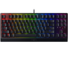 Tastatura gaming mecanica Razer BlackWidow V3 TKL, iluminare Chroma RGB, switch Razer Green, US Layout, Negru