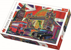 Puzzle clasic pentru adulti- Londra in culorile toamnei 1000 piese foto