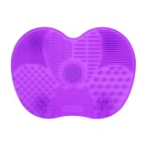 Accesoriu de curatare pensule din silicon, mov