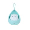 Lampa de veghe portabilă eMazing - funcționare cu 2 moduri, silicon non-toxic, reincarcabilă prin USB, senzor de mișcare, culoare albastră, design pis