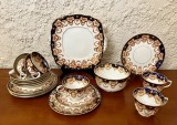 SET DE 20 PIESE DIN PORTELAN FIN- MARCAJ ROYAL ALBERT CROWN CHINA- ENGLAND