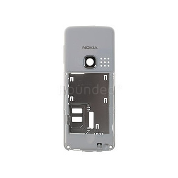 Nokia 6300 Middlecover White foto