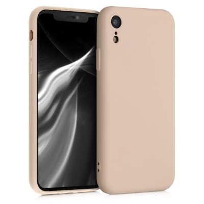 Husa pentru Apple iPhone XR, Silicon, Crem, 49983.154 foto