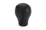 Nuca schimbator universala AMiO, piele cu cusaturi negre, maner schimbator viteze auto, gaica schimbator neagra universala