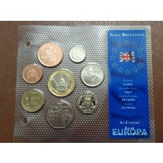 Marea Britanie 1998-2005 - set monede necirculate