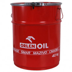 Vaselina Orlen 40 KG Lubrifiant pe baza de ulei mineral continand minimum 10% grafit natural. Este rezistent la apa. Nu este potrivit pentru lubrifier