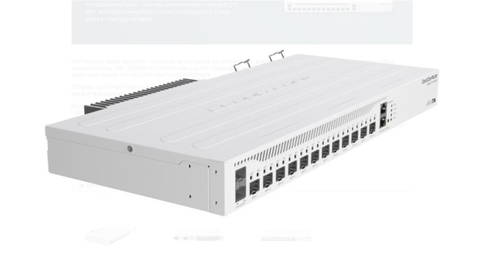 Mikrotik ETHERNET ROUTER CCR2004-1G-12S+2XS &quot;CCR2004-1G-12S+2XS&quot; (timbru verde 0.8 lei)