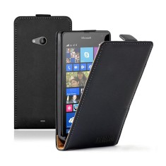 Husa Telefon Vertical Book Microsoft Lumia 535 Black BeHello