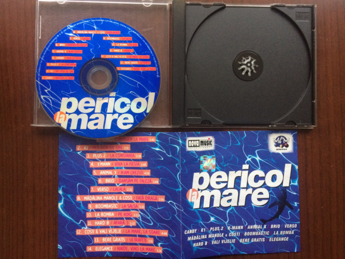 Pericol la mare 2000 cd disc selectii muzica pop dance house nova music rec. VG+