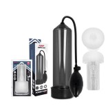 Pompa manuala PUMP ADDICTED - Power RX3 BLACK, pentru marirea penisului si imbunatatirea performantelor sexuale, ajustabila, cu masturbator, culoare n