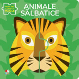 Animale sălbatice. Prima mea carte cu puzzle - Hardcover - *** - Litera mică